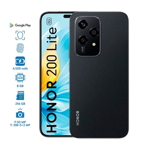 Celular Honor 200 Lite - 8GB+256GB