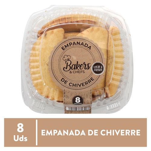 Empanadas dulces Bakers & Chefs chiverre 8 Uds - 280 g
