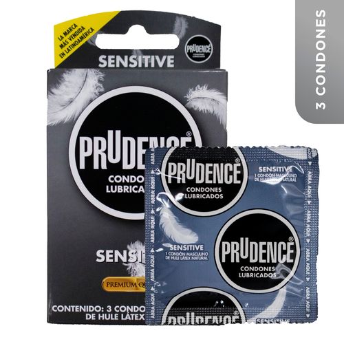Preservativos Prudence sensitivo caja 3 Uds - Precio indicado por caja