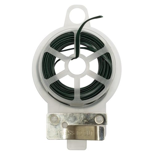 Alambre Holiday Time color verde con dispensador y cortador -7 m
