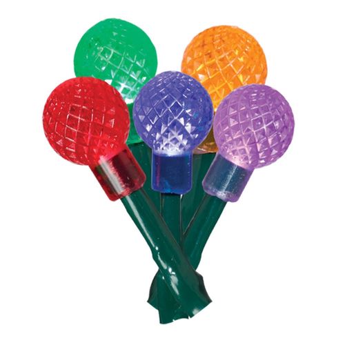 Serie 20 Luces Led Holiday Time Bolitas colores batería