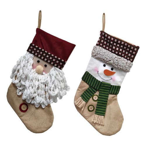 Bota Decorativa Holiday Time navideña -43 cm