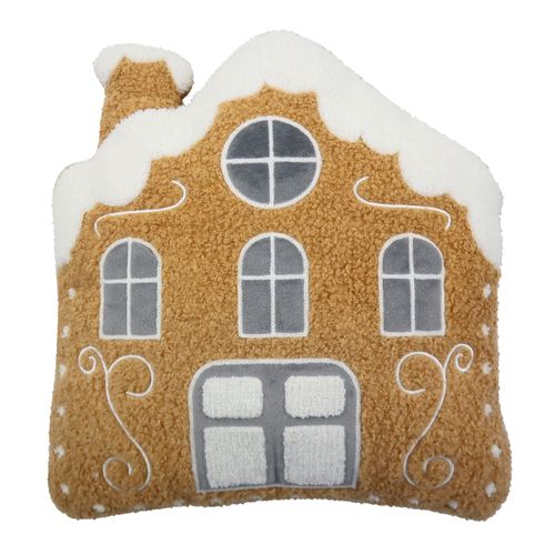 Cojín Decorativo Holiday Time Casita Navideña -30x33 cm