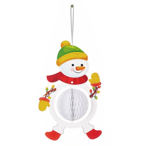 Adorno Holiday Time Navideña Muñeco de Nieve