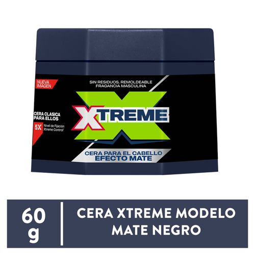 Cera Xtreme modelo mate negro - 60 g