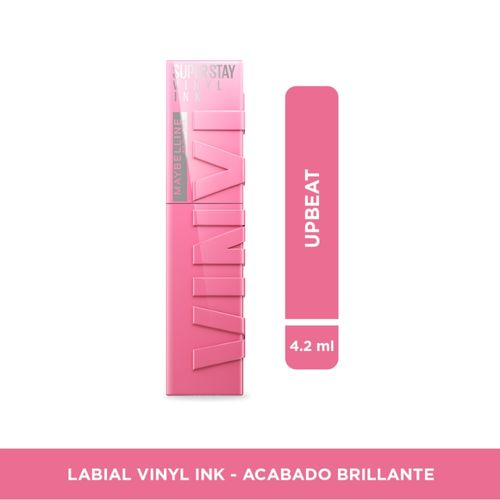 Labial Maybelline Ny Liquido Superstay  Vinyl Ink  Upbeat 155 - 4.2 ml