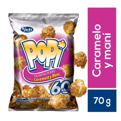 Palomitas De Maíz Jack´s Popi Sabor Caramelo - 70g