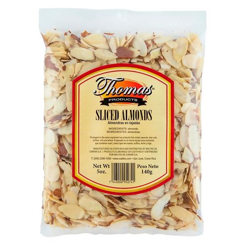 Almendra Thomas en tajadas - 140 g