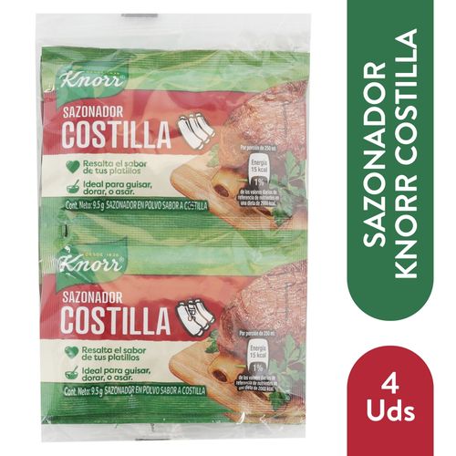 Consomé Knorr de costilla 4 Uds - 38 g