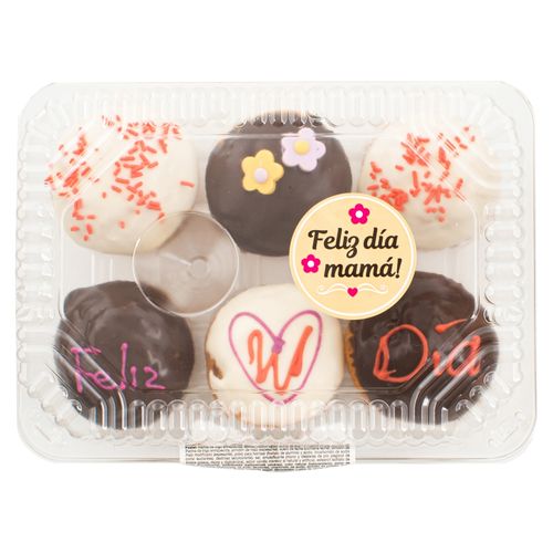 Cupcakes Marcelino de Vainilla Decorados - 6 uds