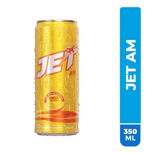 Bebida Energética Jet Am Naranja Lata Sleek -350ml