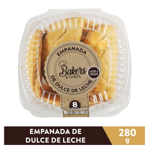 Empanadas dulces Bakers & Chefs rellenas dulce de leche 8 Uds - 280 g