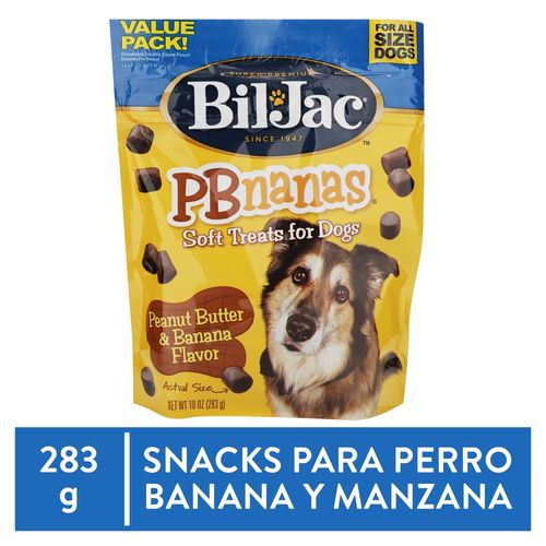 Bocadillo Bil Jac para perro pbnanas - 283 g