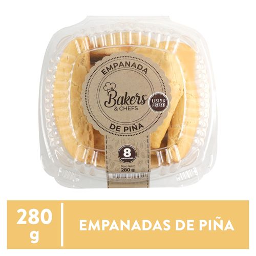 Empanada Bakers & Chefs, Piña 8 unidades -280 gr
