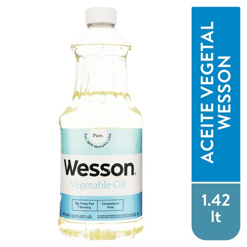 Aceite Vegetal De Soya Wesson 1180ml