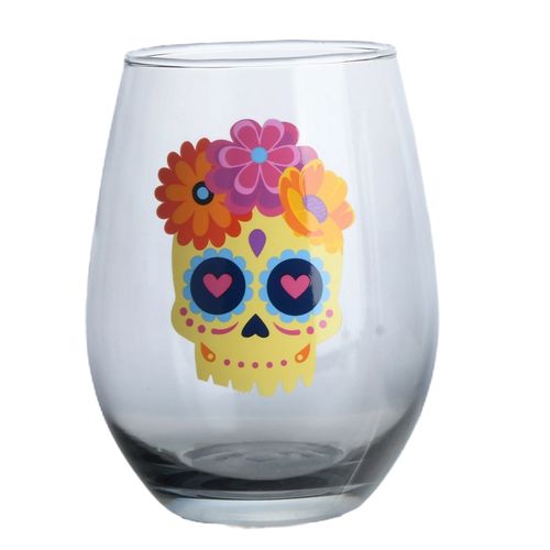 Vaso Catrina Way to Celebrate vidrio -500 ml