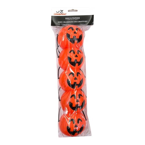 Mini recipientes Way to Celebrate calabazas -6 pzas