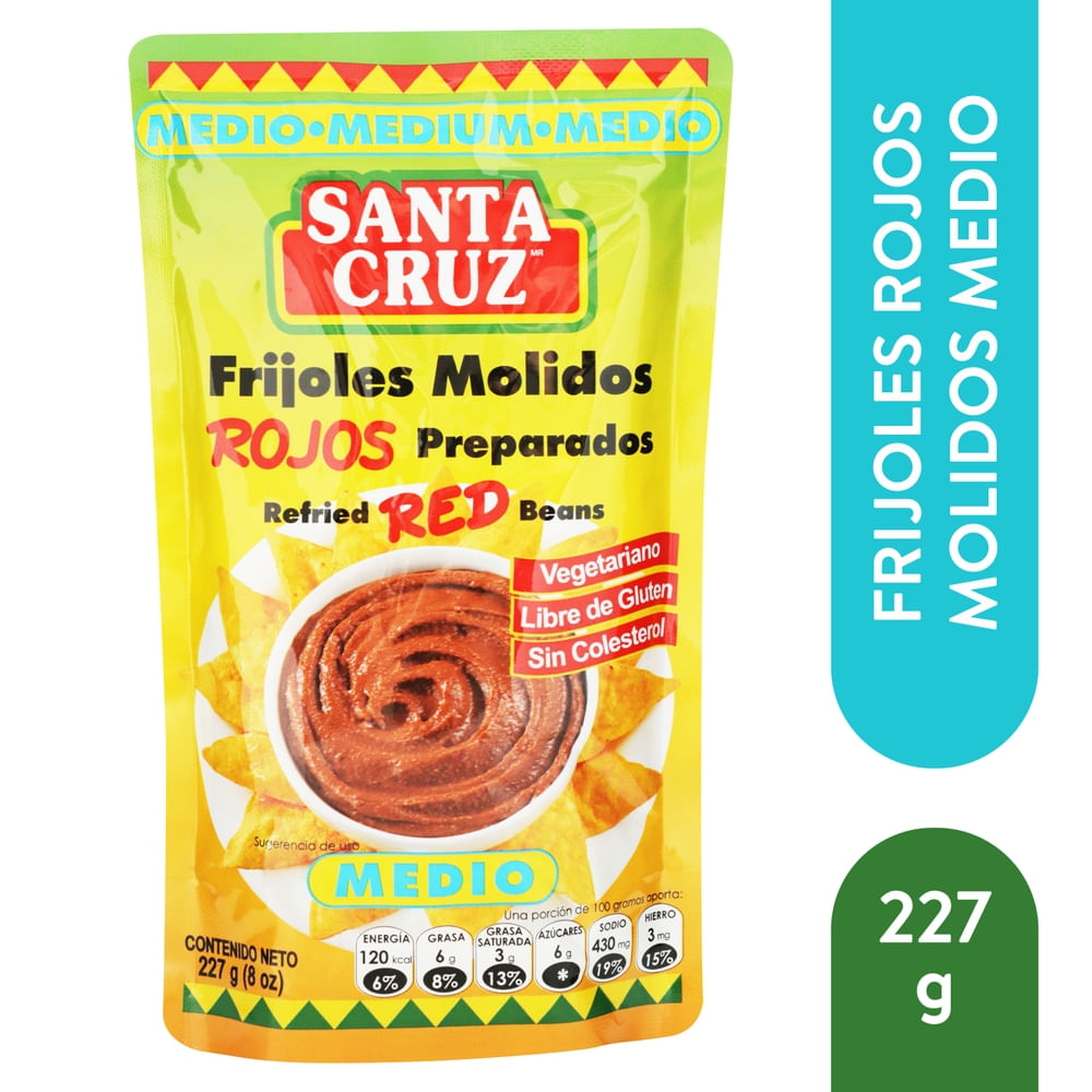 Santa Cruz Frijol molido rojo medio 227 g