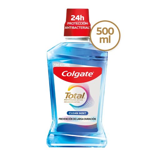 Enjuag bucal Colgate total clean mint - 500 ml
