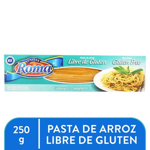 Pasta Roma espagueti libre de gluten - 250 g