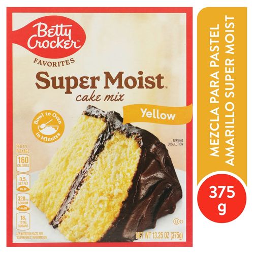 Mezcla Betty Crocker Amarillo -375 gr