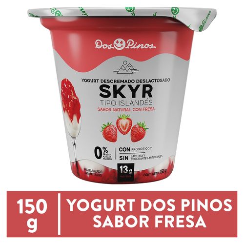 Yogurt Dos Pinos Skyr Fresa - 150 g