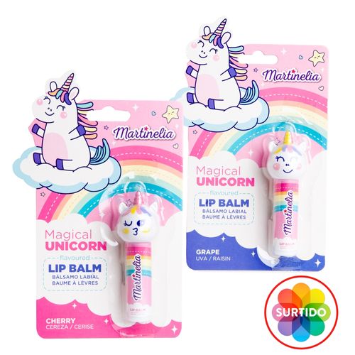 Bálsamo labial Martinela diseño de unicornio - 24 g