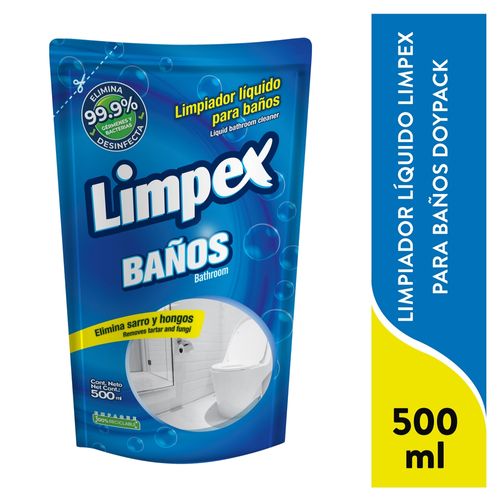Limpiador líquido Limpex para baños doypack - 500 ml