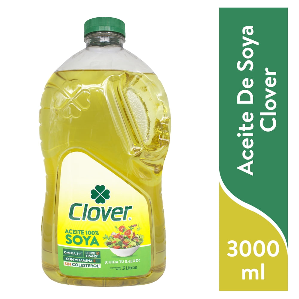 Clover Aceite De Soya 3 L