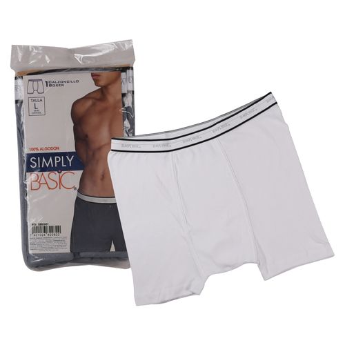 Boxer Simply Basic Caballero Balnco T M