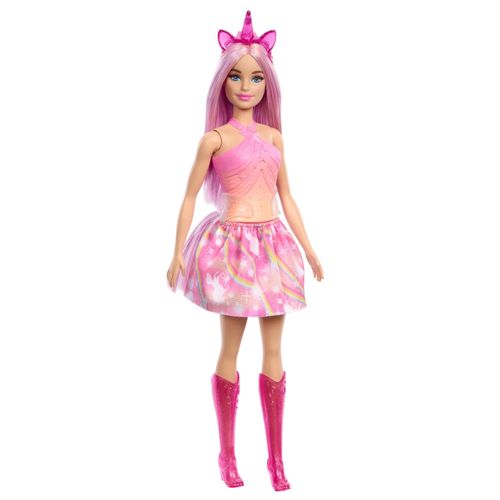 Muñeca Barbie unicornio rosa