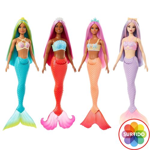 Muñeca Barbie sirenas surtido