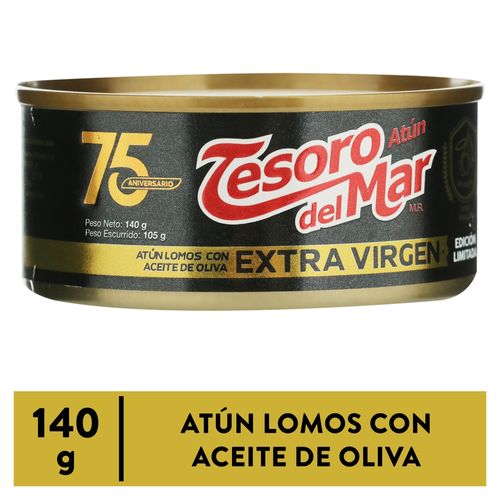 Atún Tesoro del Mar lomos en aceite extravirgen - 140 g
