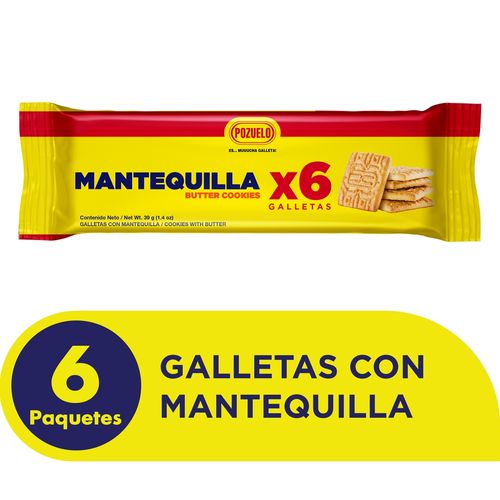 Galleta Pozuelo mantequilla - 39 g