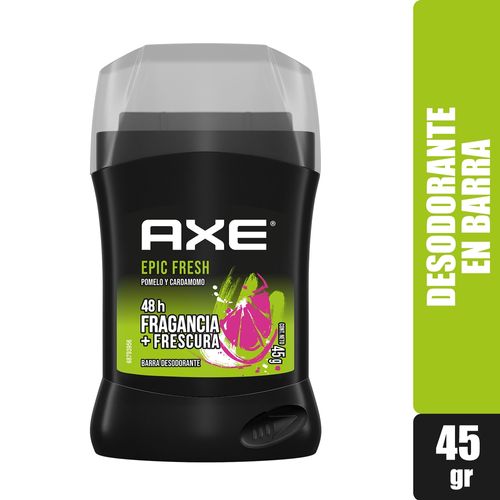 Desodorante Axe Epic Fresh En Barra, Pomelo Y Cardamomo - 45g