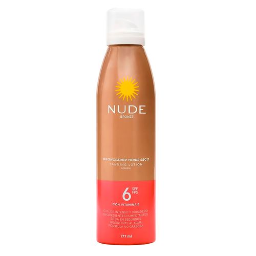 Bronceador Nude toque seco aerosol FPS 6 - 177 g
