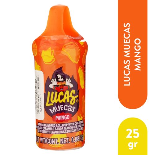 PaletaLucas Muecas Mango Chile - 25 g
