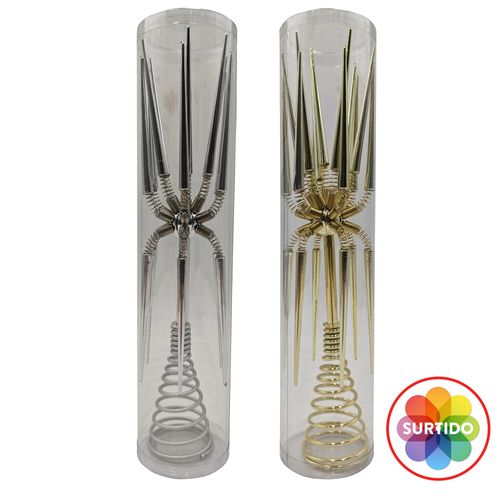 Punta de árbol Holiday Time metal -31 cm