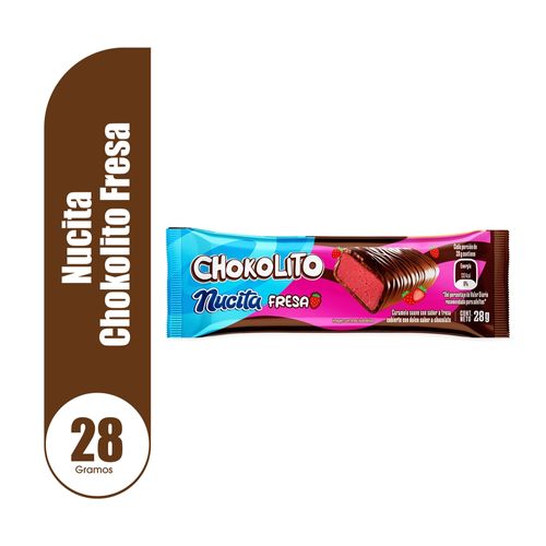 Chocolate Chokolito Nucita Fresa - 28 g