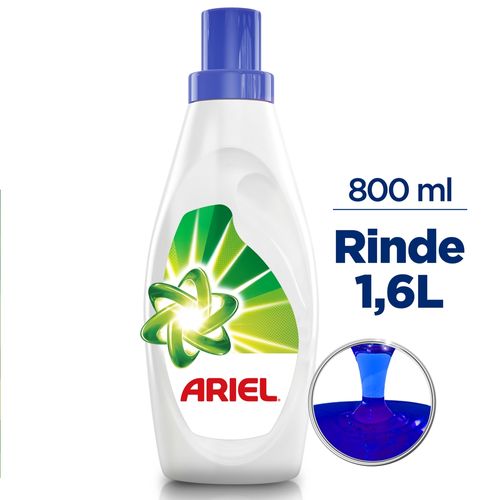 Detergente Ariel Doble Poder Líquido Concentrado - 800 ml