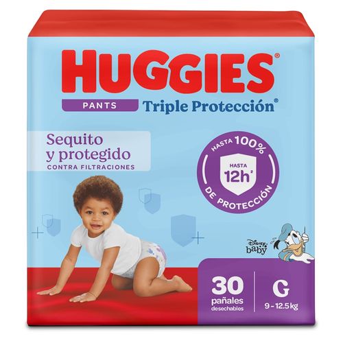 Pañales Huggies Triple Protección Pants Etapa 3/G -30 uds
