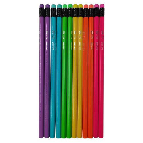 Lápices Pen Gear de grafito -12 uds