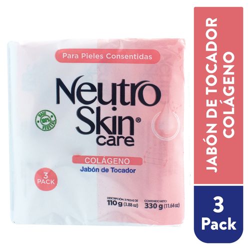 Jabón Neutroskin Con Colágeno - 330g