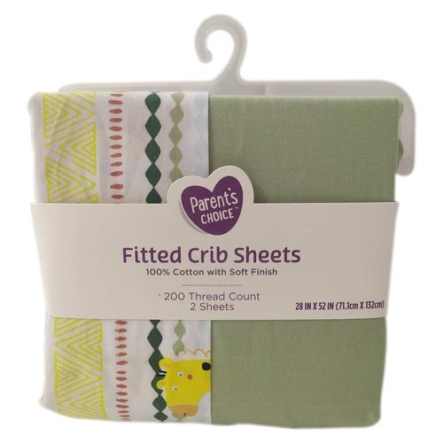 Sabana para cuna Parent´s Choice, 2 pack