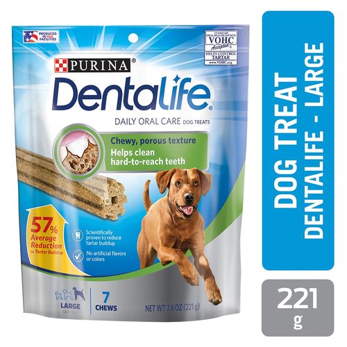 Bocadillos Purina Dentalife Para Perros Grandes - 221 g