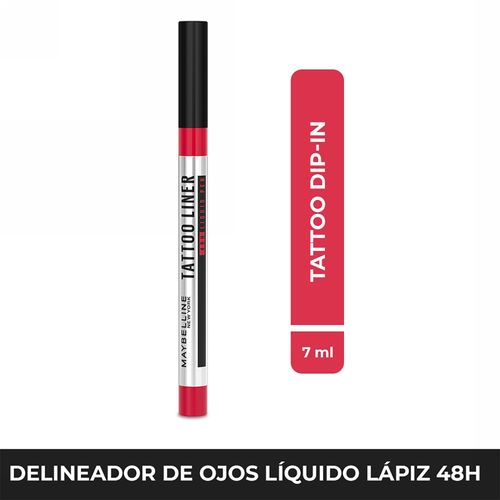 Delineador Maybelly Tatto 48H Liq Pen Bk - 7 ml