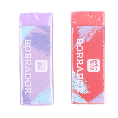 Borrador Pen Gear colores pastel - 2 pzas