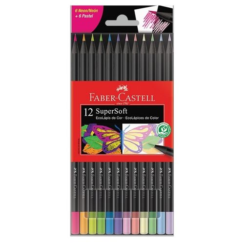 Lápices Faber Castell Colores Supersoft