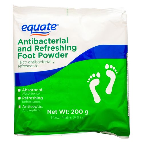 Talco Equate Antibacterial Bolsa -200 gr