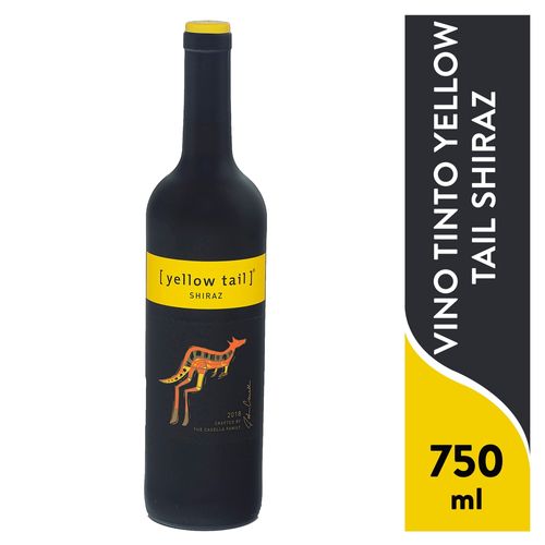 Vino tinto Yellow Tail Shiraz – 750 ml